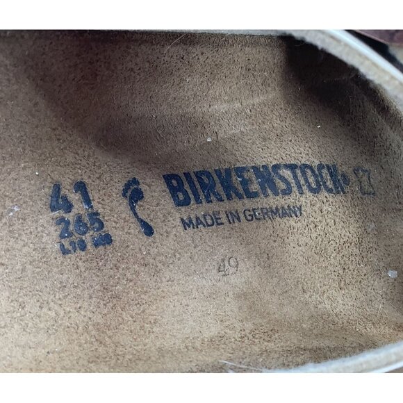 Birkenstock Womens Arizona Graceful Birko-Flor Slide Leather Sandals Size 41 EU - Picture 7 of 8